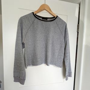 Monrow Cropped Sweatshirt | Size M